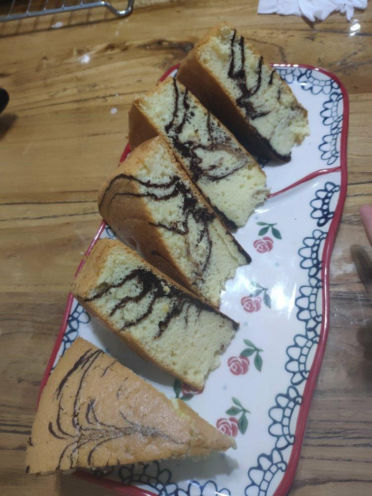 斑马纹戚风蛋糕