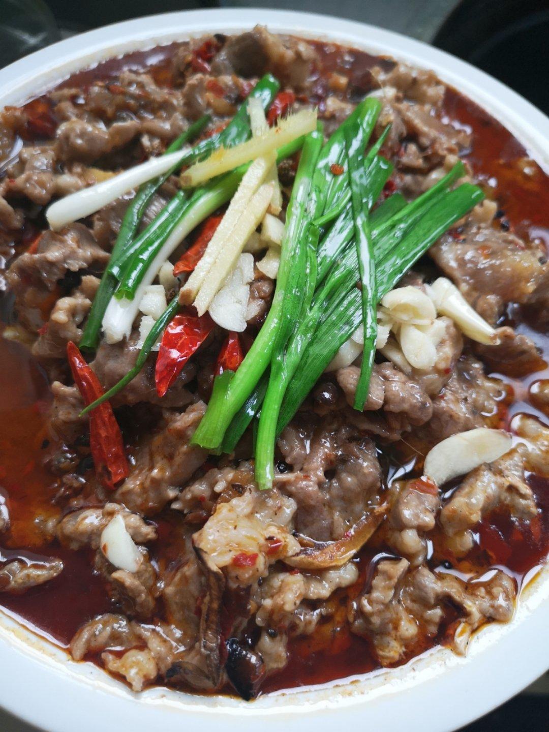 沸腾牛肉片-水煮牛肉