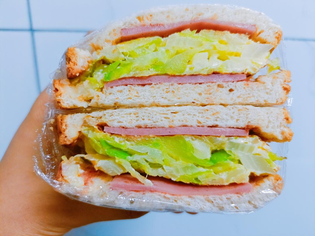 低脂包菜三明治的做法