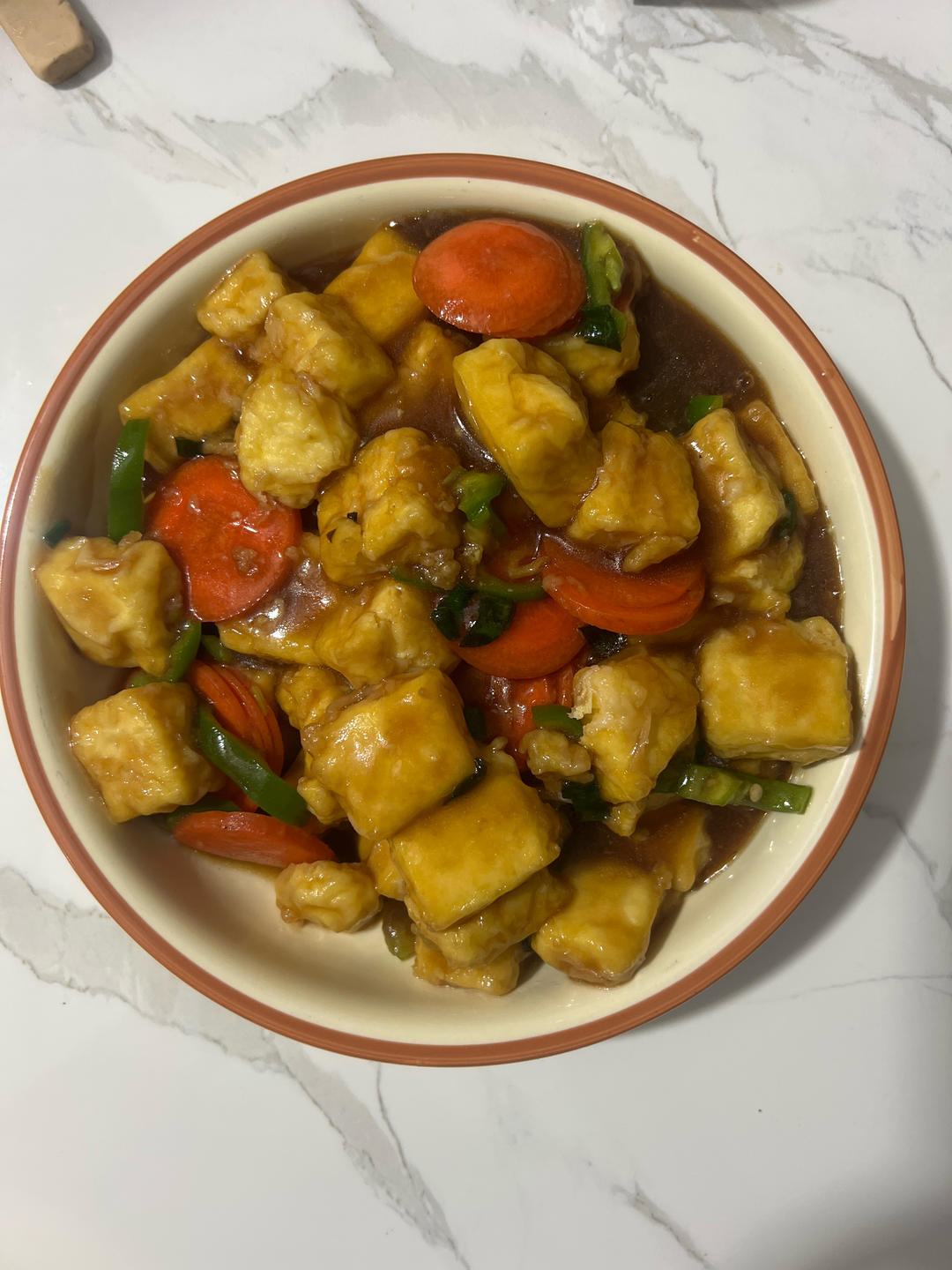 酱汁日本豆腐，炒鸡下饭