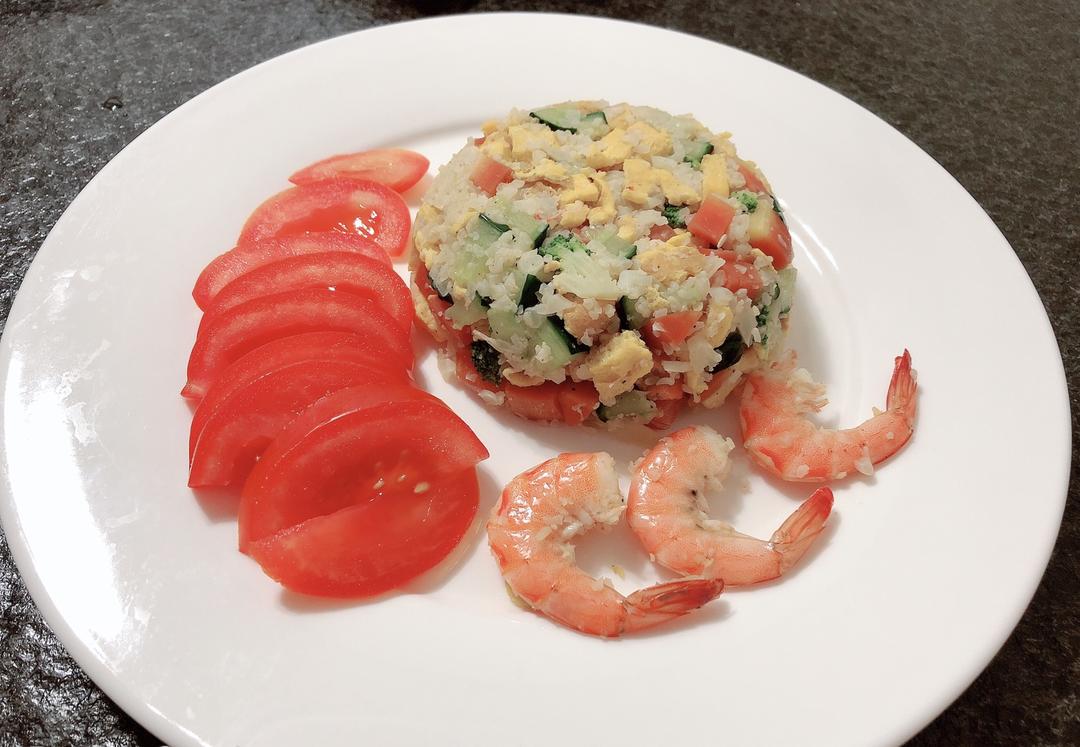 轻食—无米炒饭（无油）