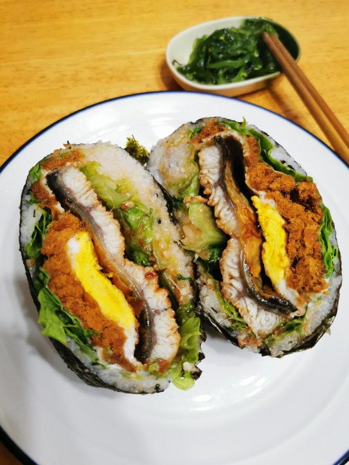 韩式泡菜紫菜包饭