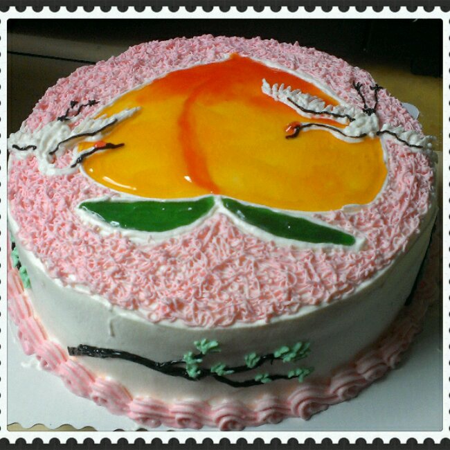 芒果芝士蛋糕（8寸）