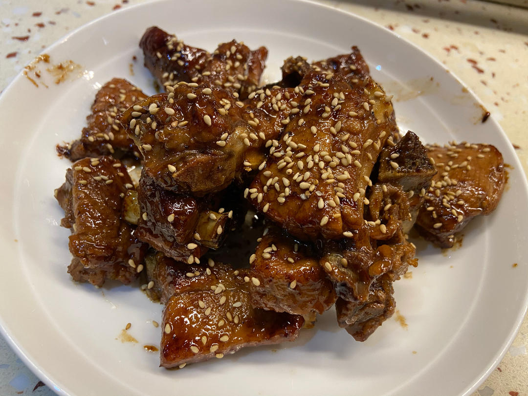 糖醋排骨/糖醋小排（不放油）（12345口诀做出正宗上海本帮）