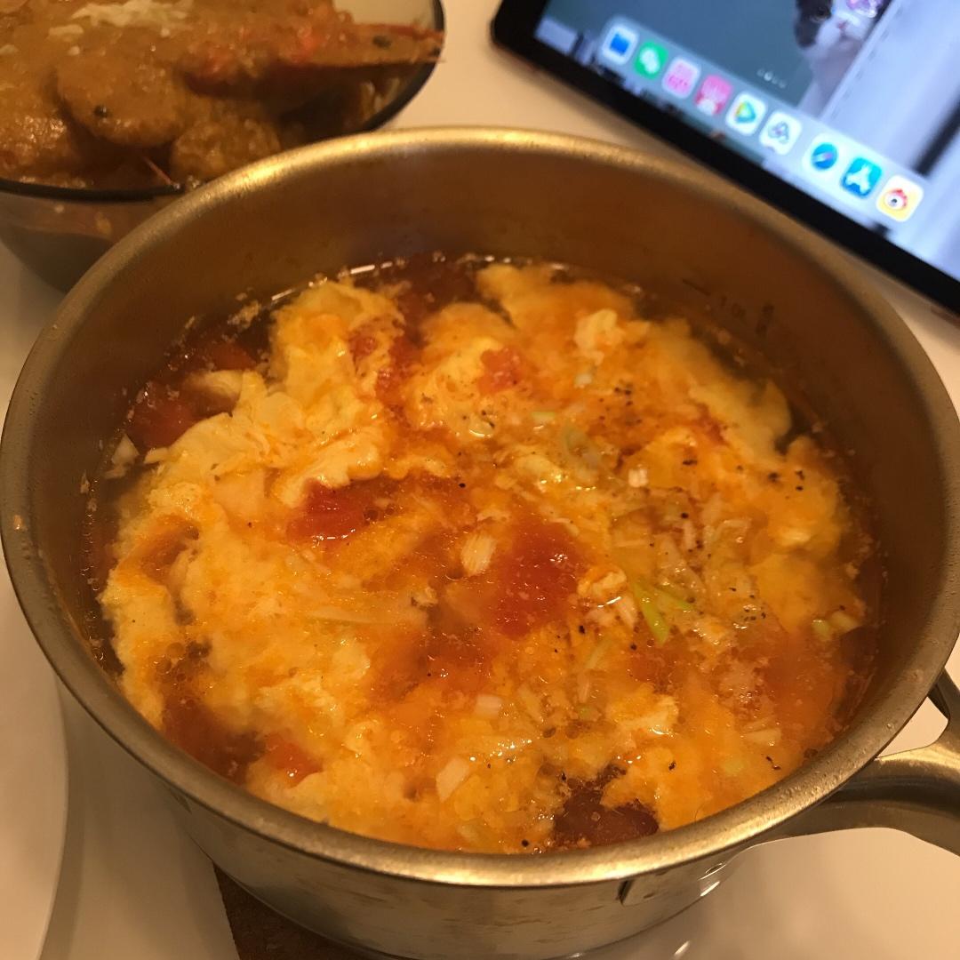 好喝到爆的西红柿鸡蛋汤