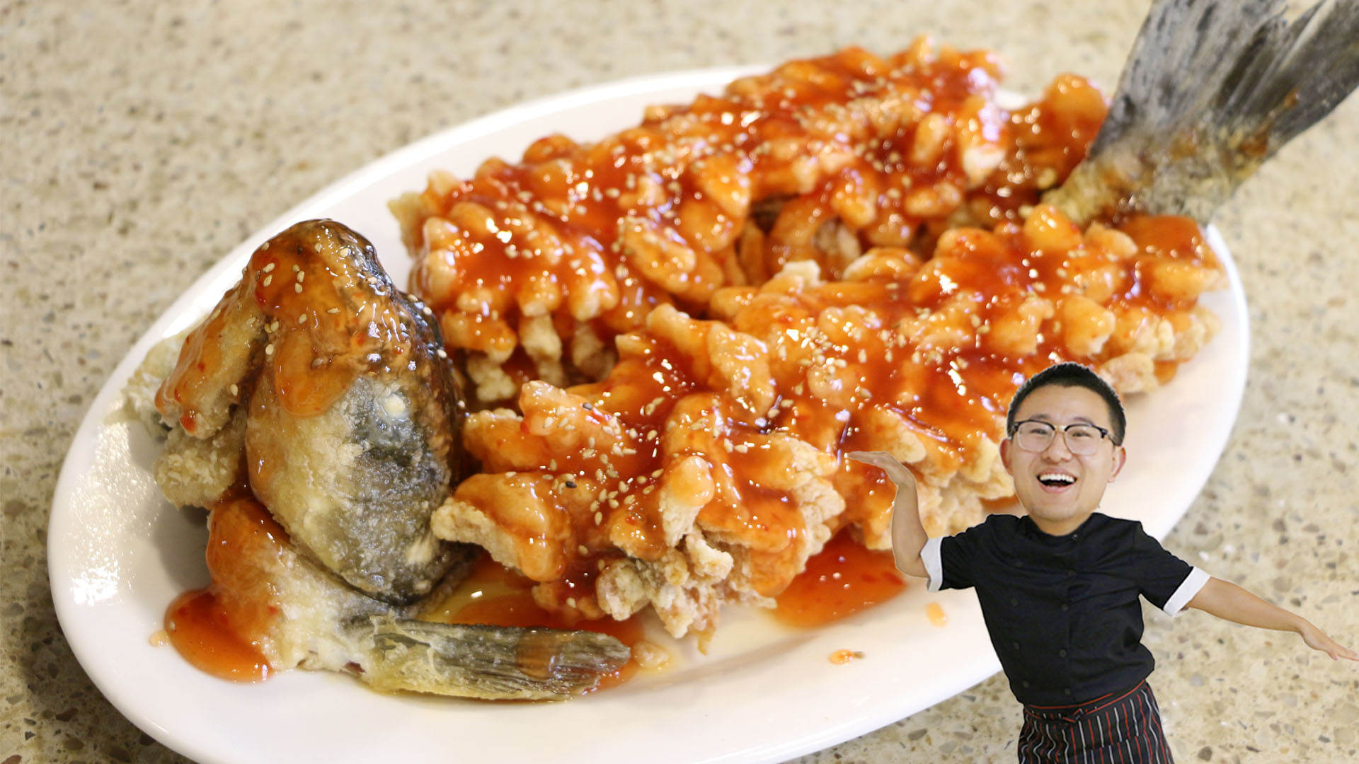 【彼得海鲜】高颜值家常菜之酸甜可口松鼠鱼的做法