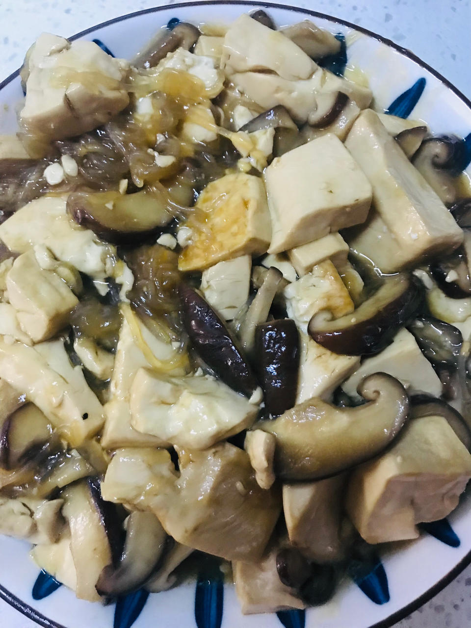 超简单还减脂 香菇烧豆腐