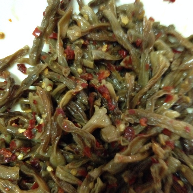 干豆角烧五花肉