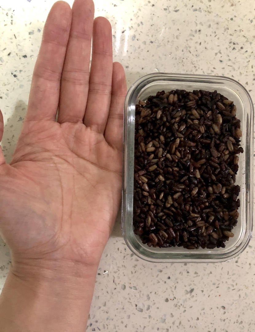 糙米黑米燕麦米纯杂粮饭（减脂期碳水补充主食）