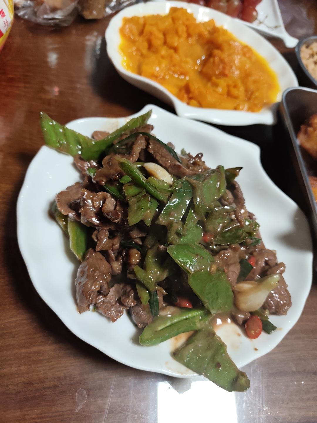 青椒炒牛肉