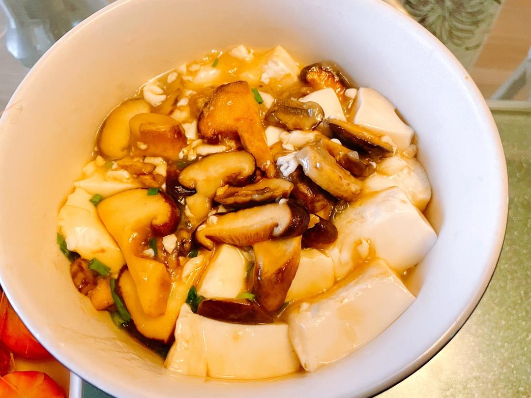超简单还减脂 香菇烧豆腐