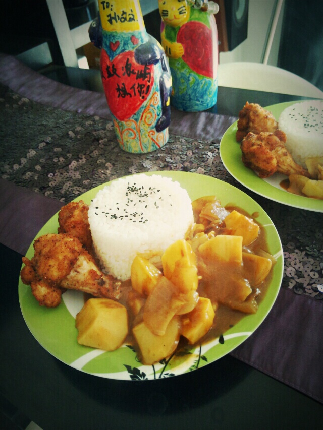 美味咖喱鸡饭