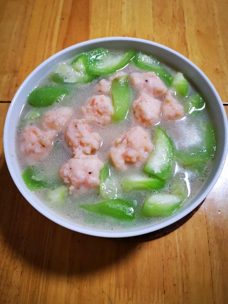 自制虾滑！虾滑鲜蔬汤