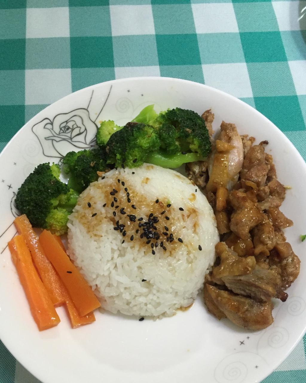 照烧鸡腿饭