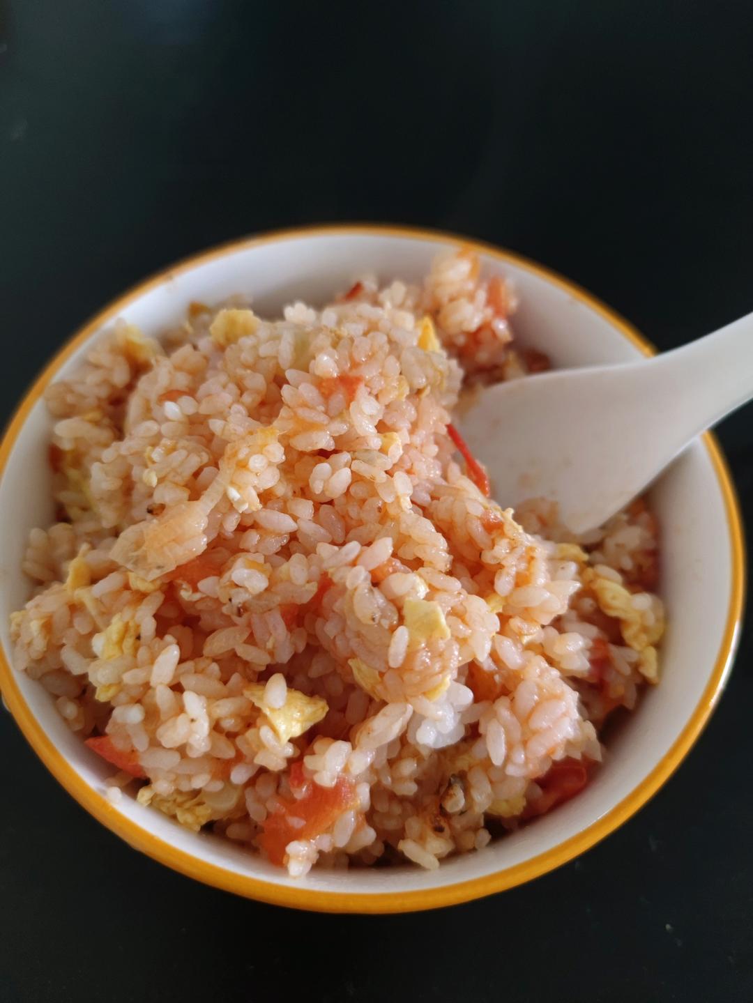 番茄鸡蛋炒饭