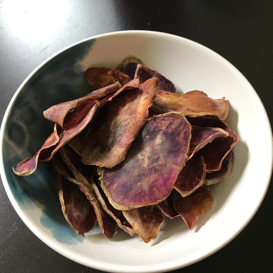 紫薯片（简单解馋小零食）