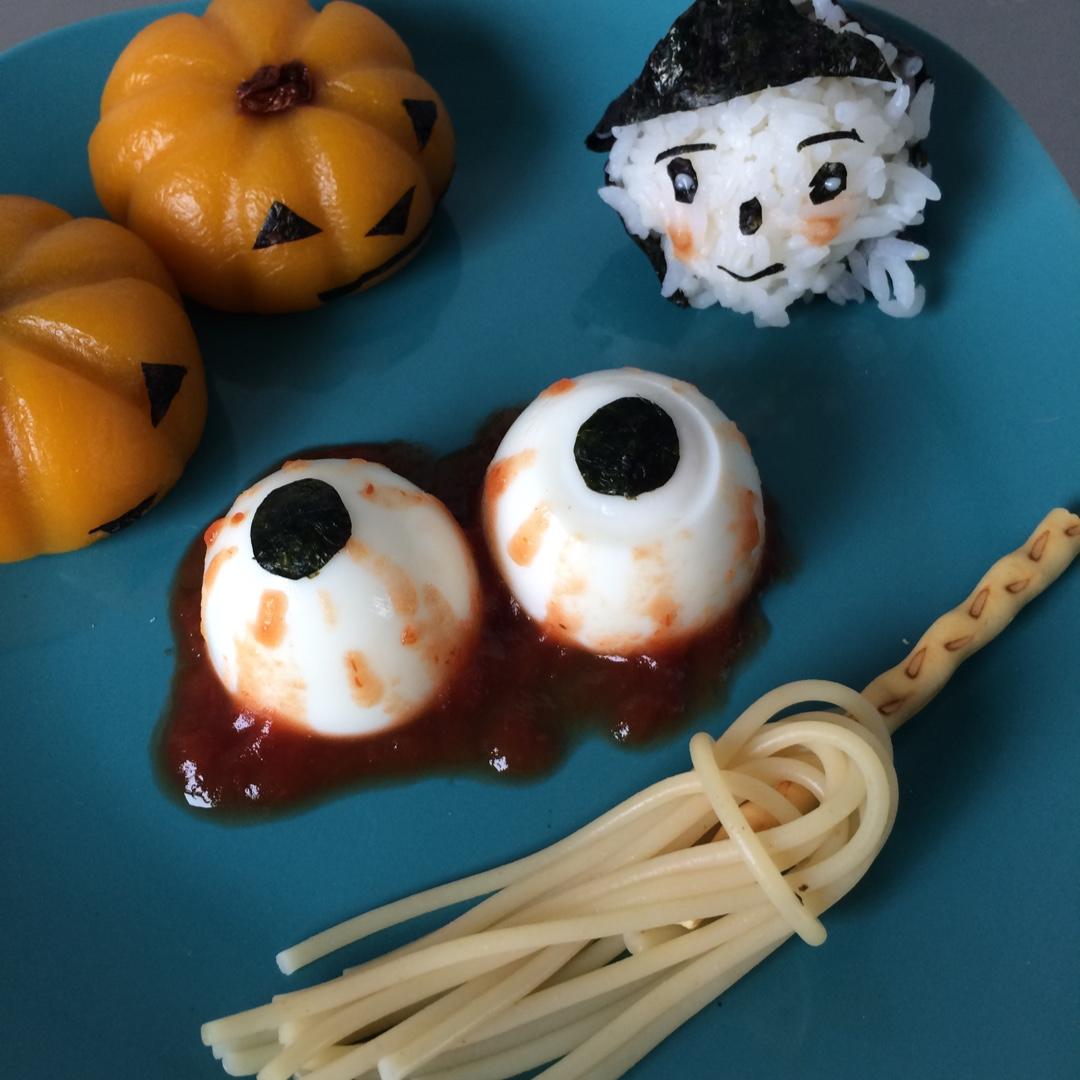 万圣节骷髅小小pizza