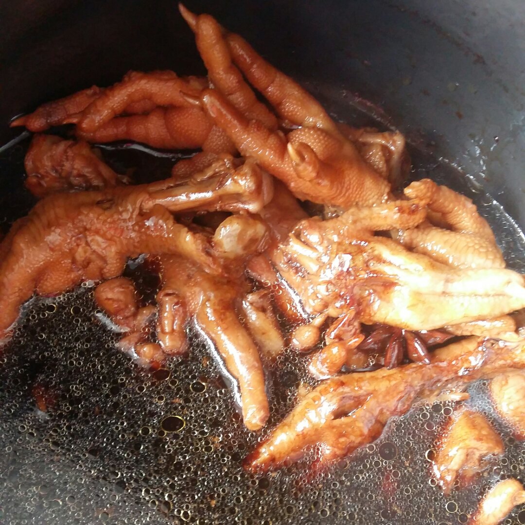 秘制红烧鸡爪