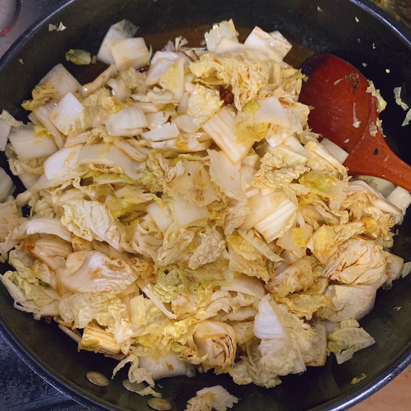 家常白菜炖粉条加豆腐泡的做法 步骤6