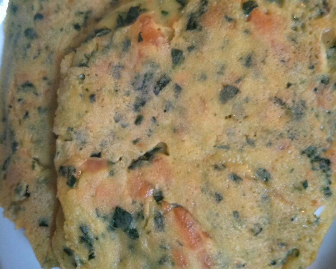 胡萝卜菠菜鸡蛋饼