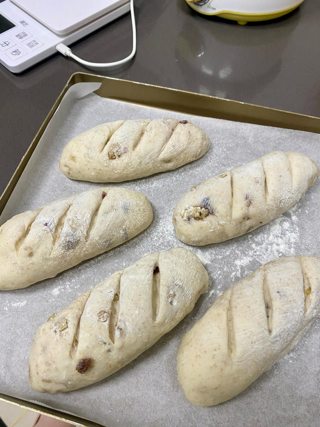核桃蔓越莓软欧包