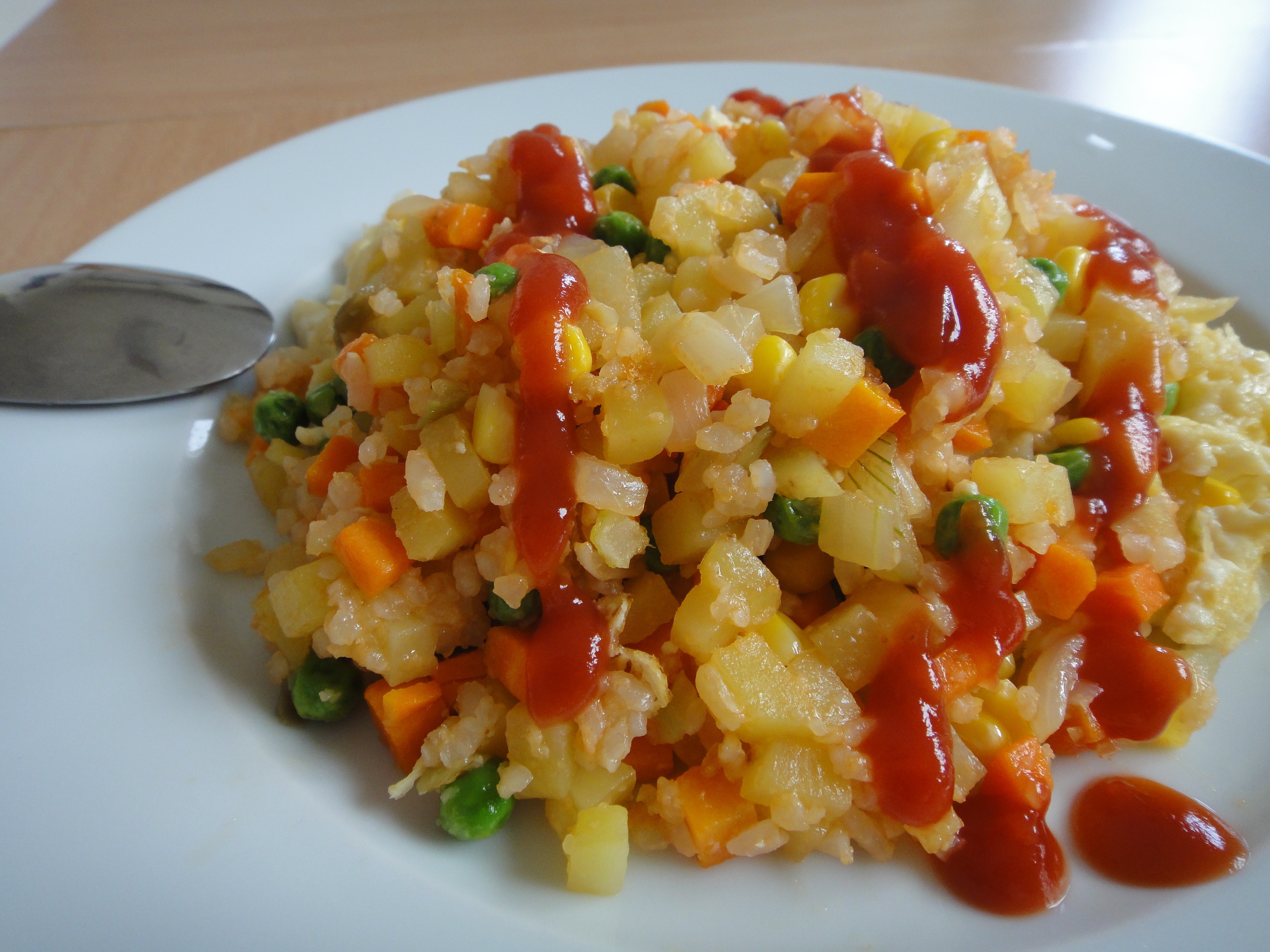 白菜菜菜菜菜做的番茄鸡蛋炒饭