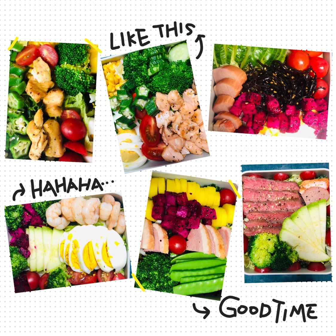 减肥一周晚餐-蔬菜色拉（614更新）的做法