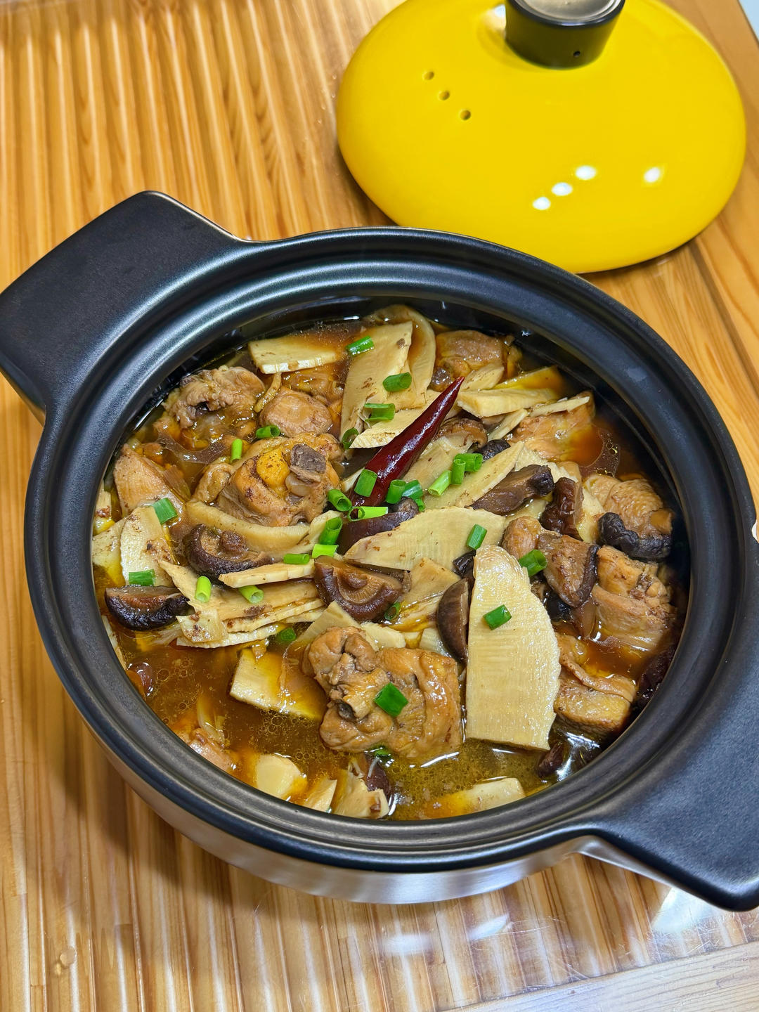 冬笋鲜焖鸡的做法