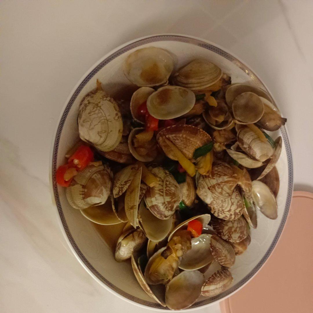 5分钟快手菜❗️秒杀路边摊爆炒花甲～好吃到爆