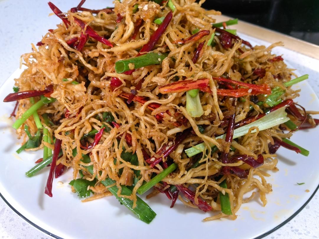 家常菜—干煸鸡丝