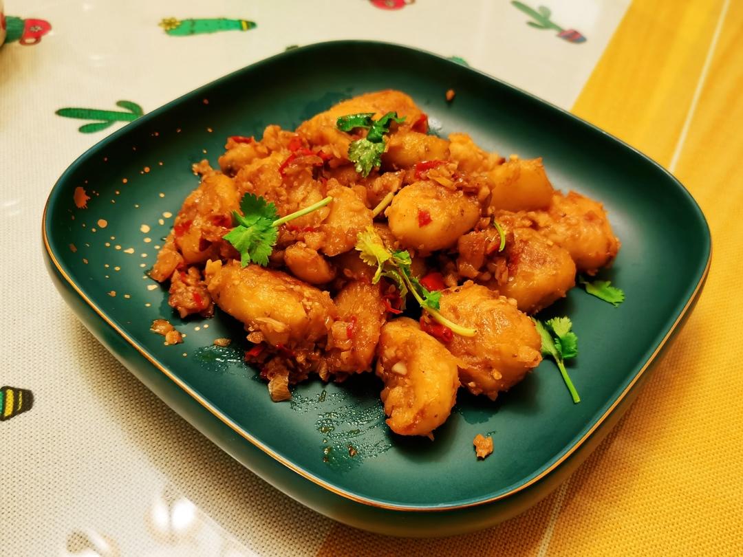 孜然香辣煎小土豆