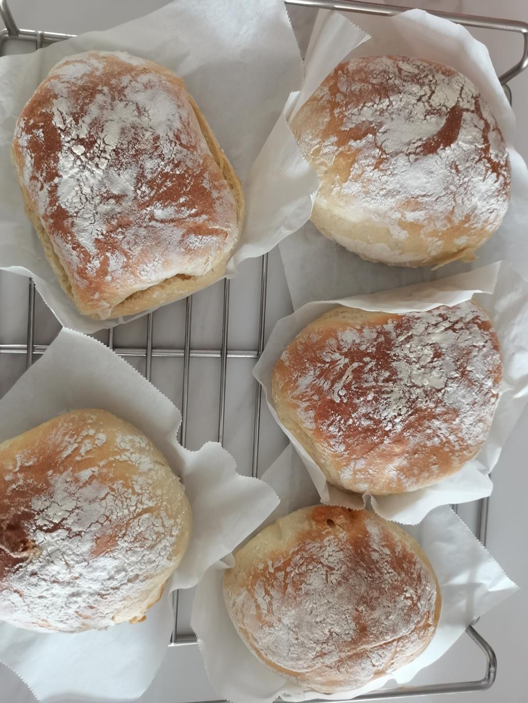 意大利恰巴塔初体验｜无糖少油面包｜波兰种｜大水量