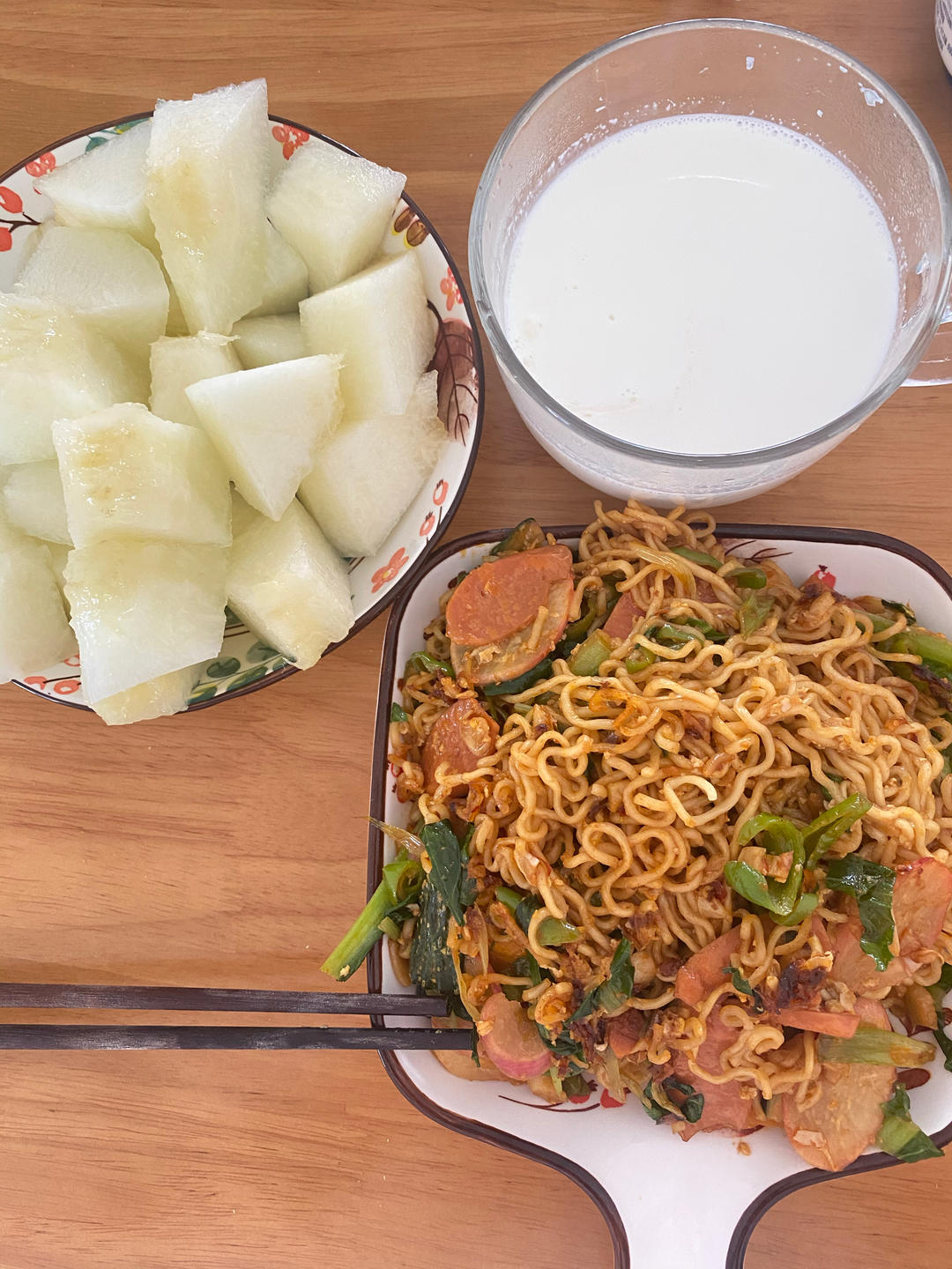 秒杀路边摊的炒方便面