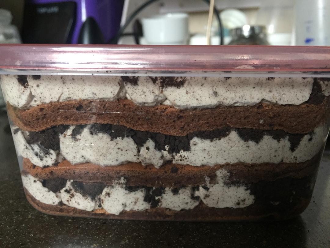 好吃到流泪的奥利奥咸奶油盒子蛋糕