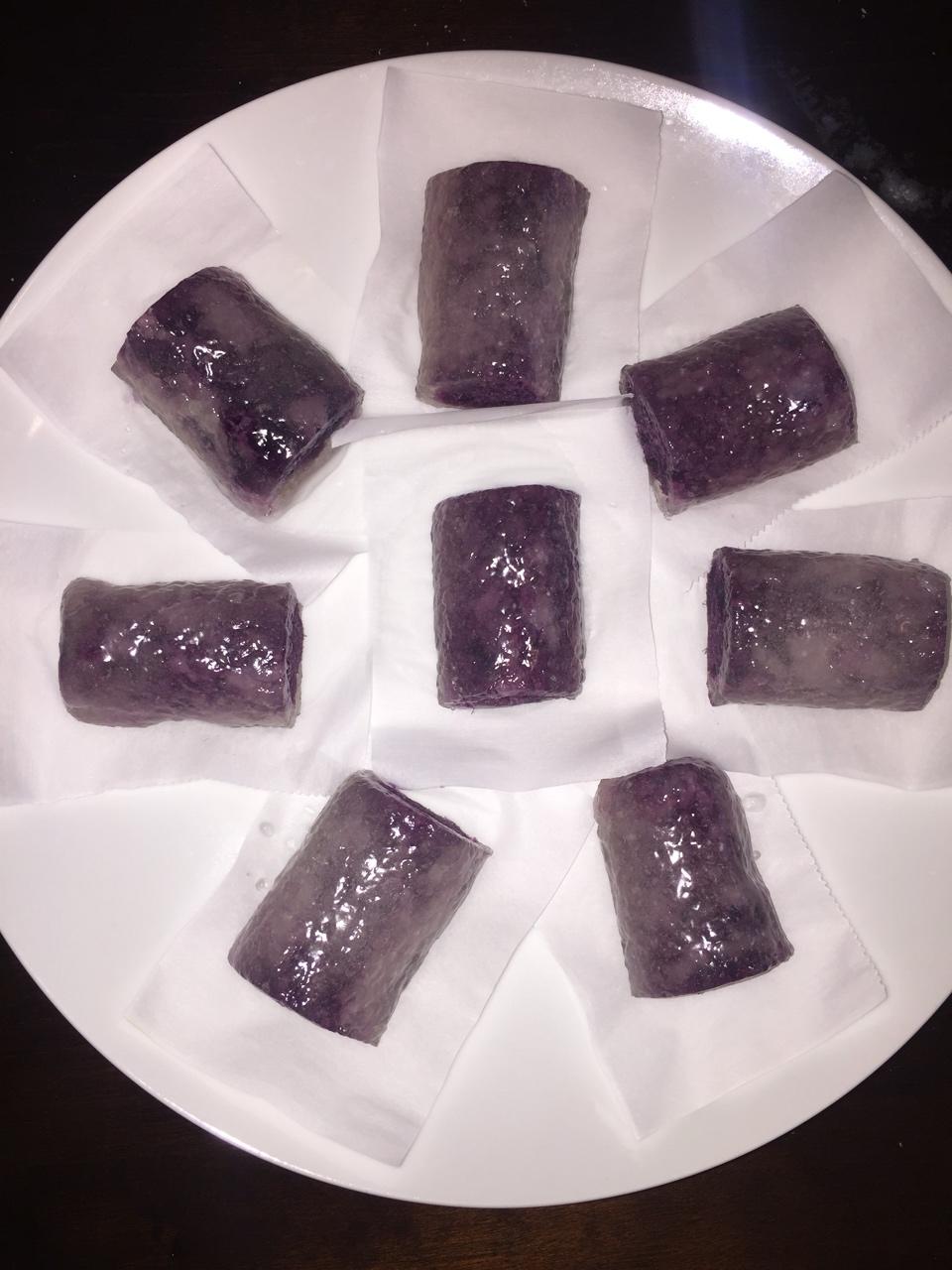 水晶紫薯糕