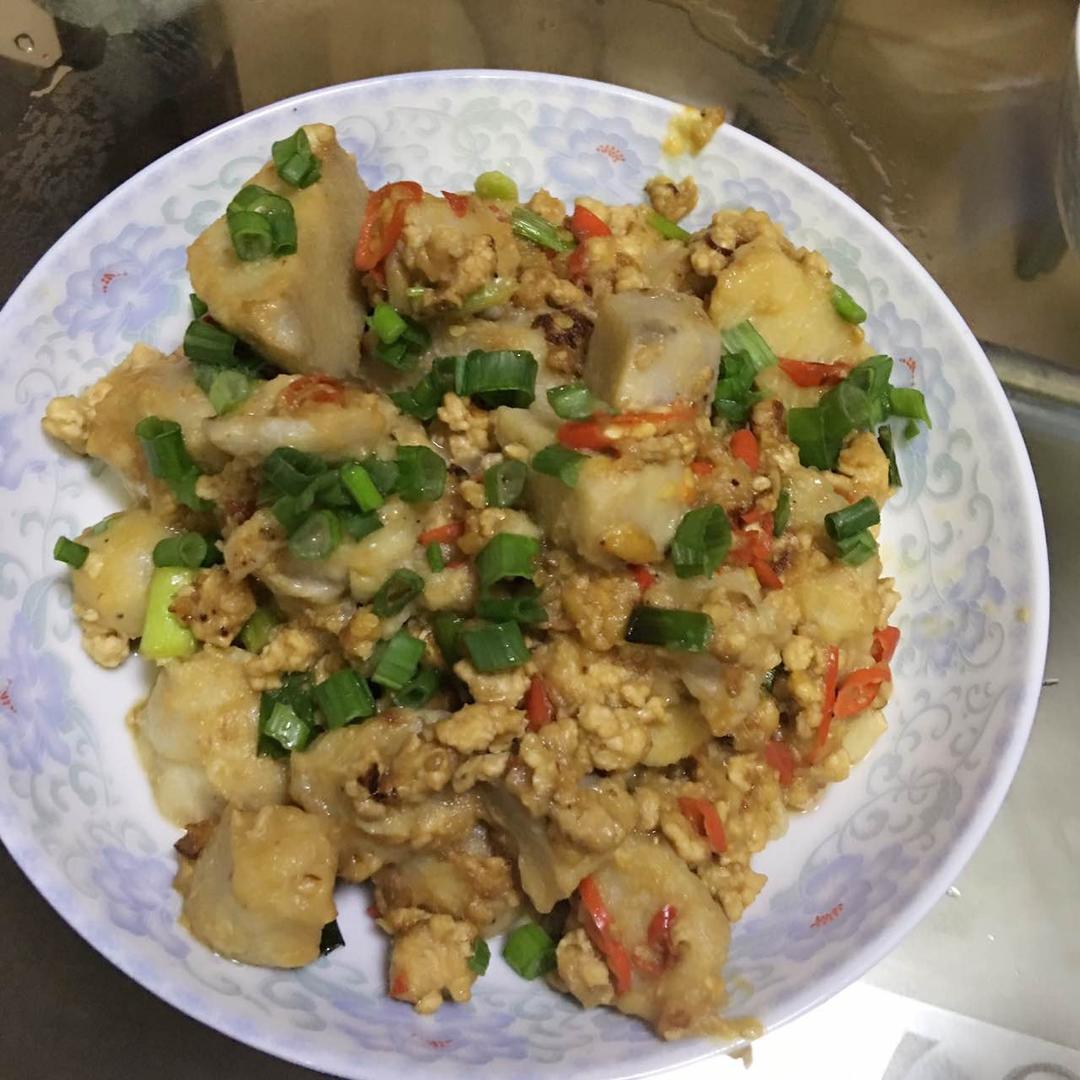 肉沫芋头的做法