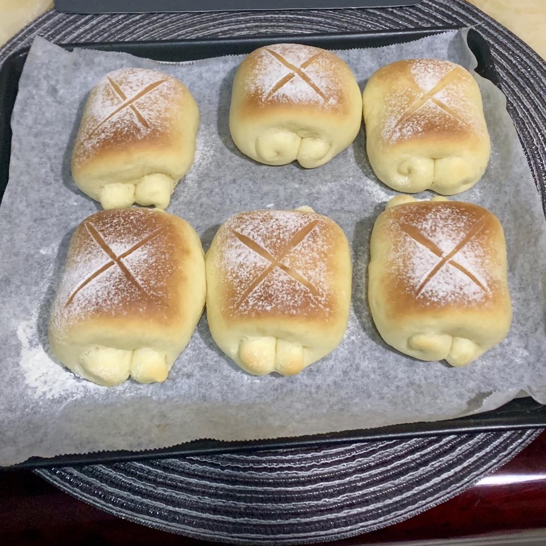 没有面包机和发酵箱的超可爱纯手工日式牛奶面包