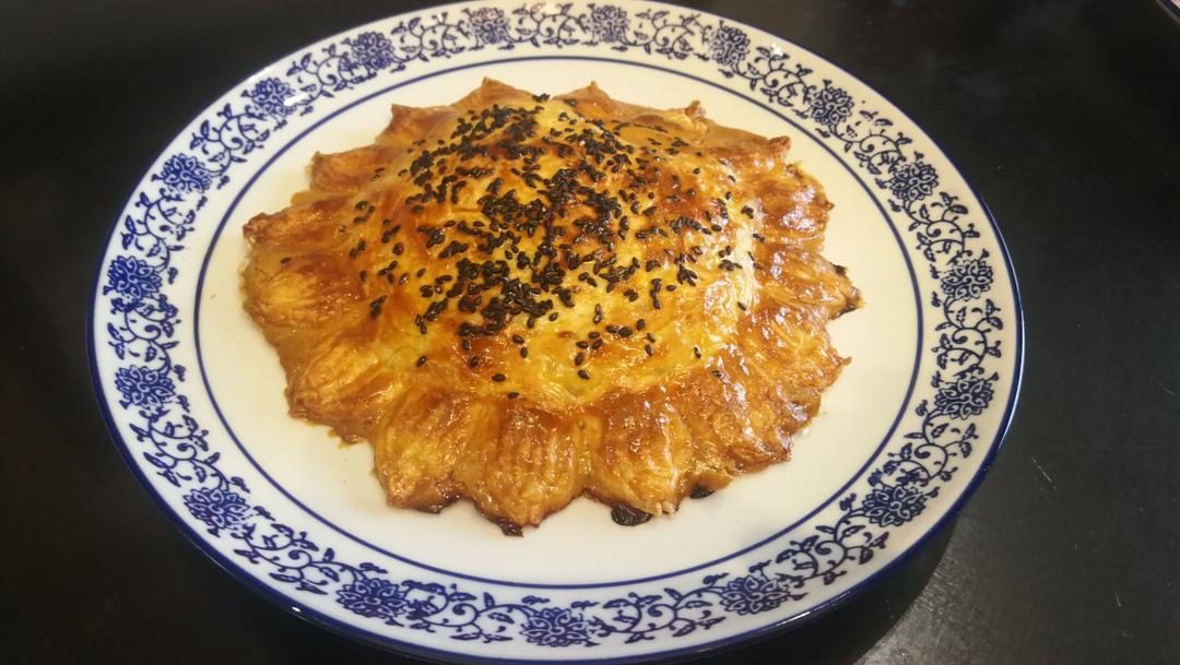 手抓饼的第三种吃法-向日葵香蕉派