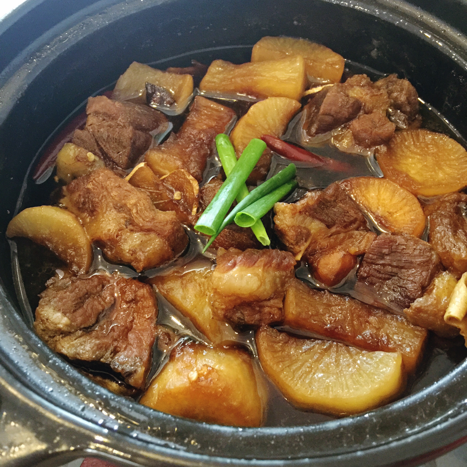 萝卜炖牛腩