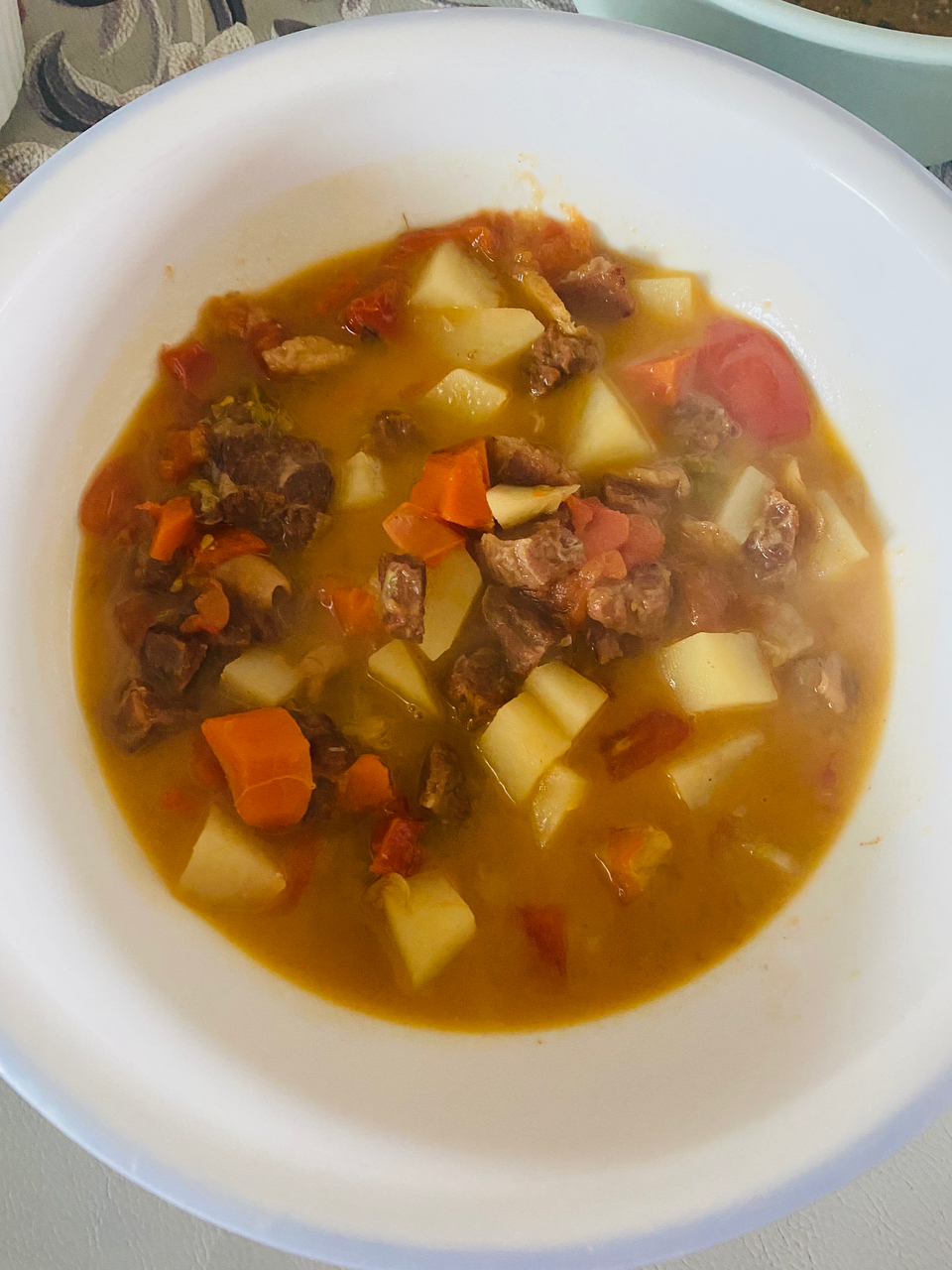 🍅番茄牛腩汤、暖胃养生、简单易学