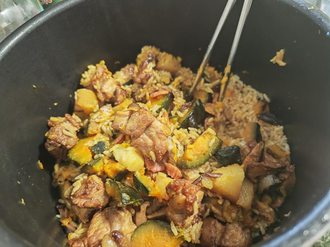 南瓜排骨饭（电饭锅版）