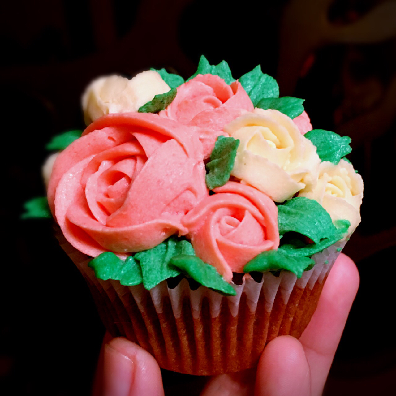 香橙可可杯子蛋糕（特别适合韩式裱花）