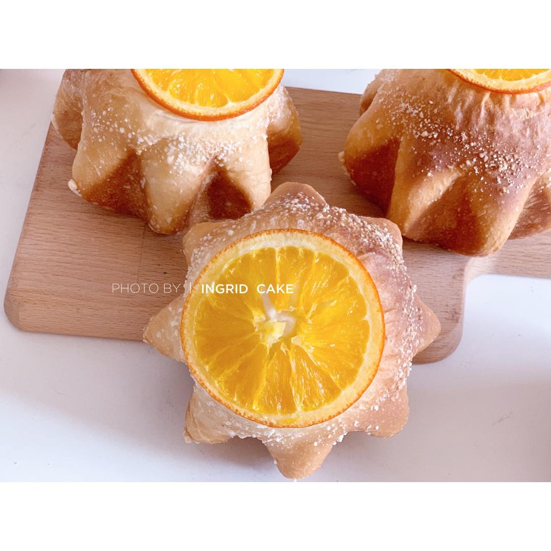 香橙卡士达星星包