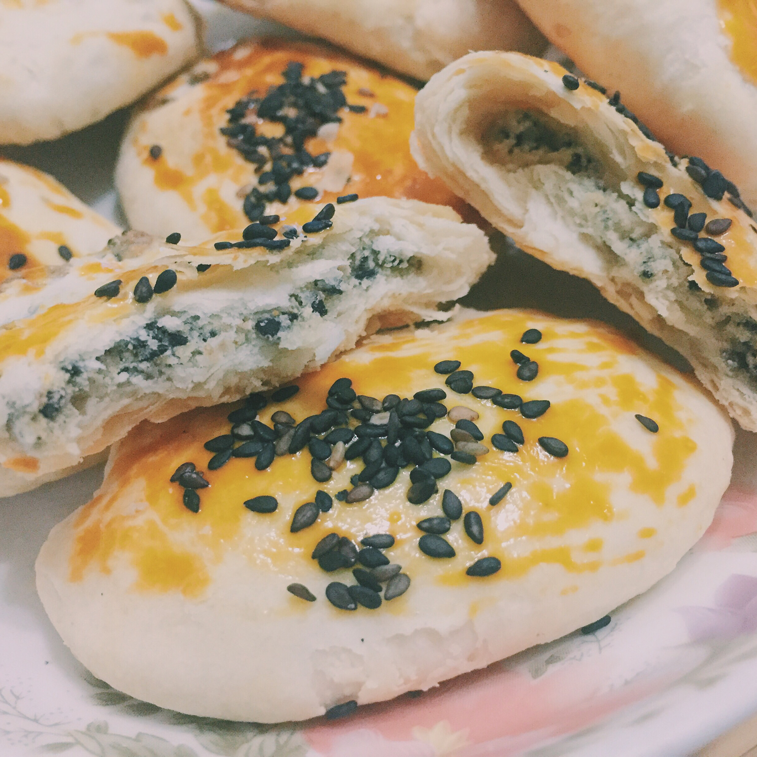 芝麻椒盐牛舌饼（北京小吃）