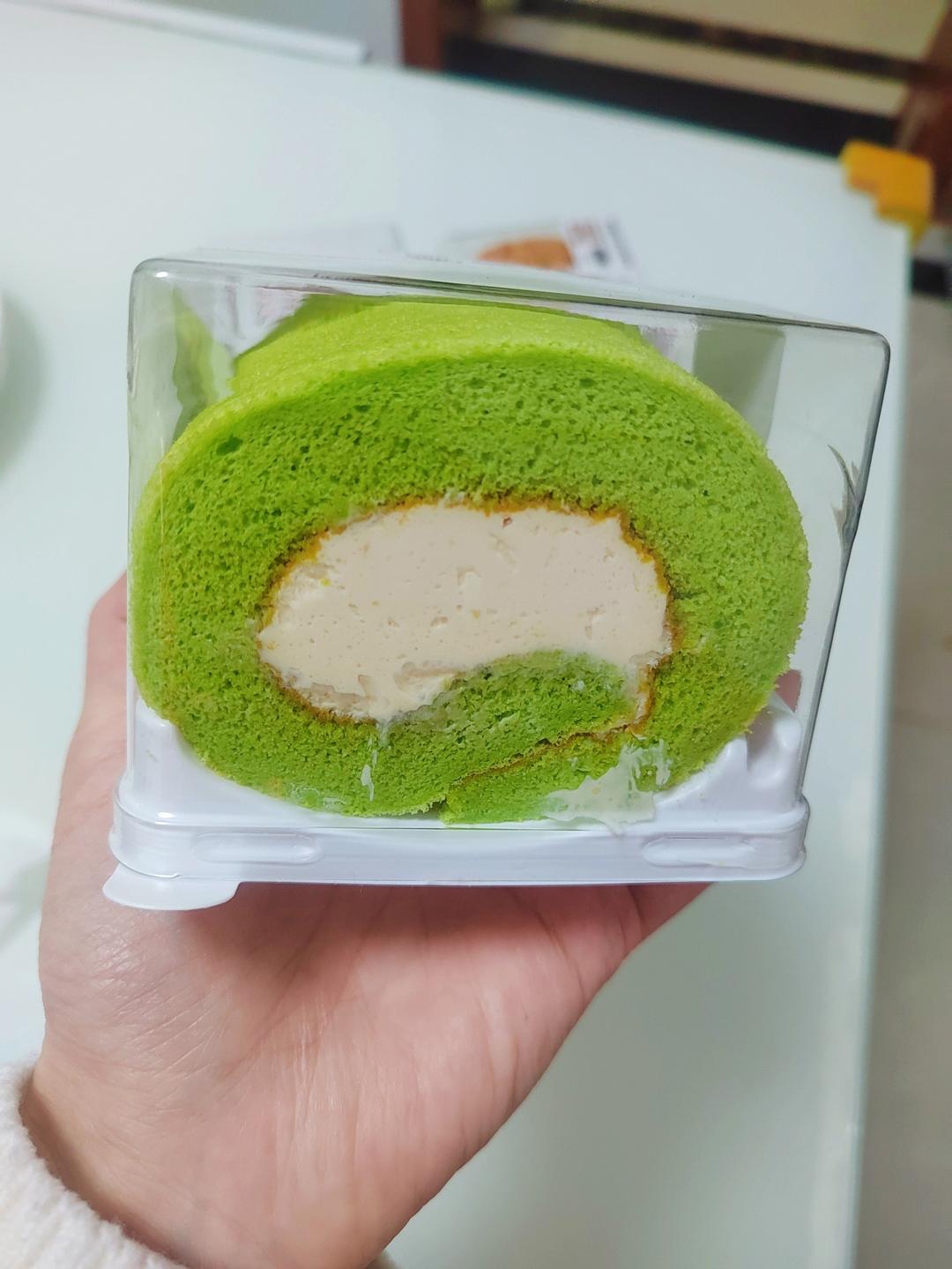 菠菜汁蛋糕卷