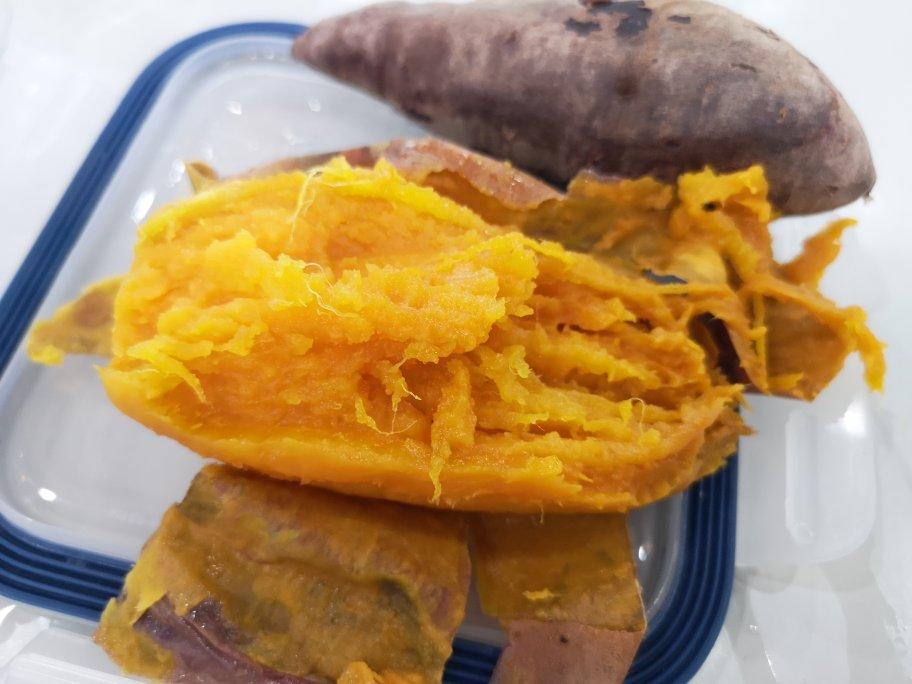 超简单微波炉紫薯