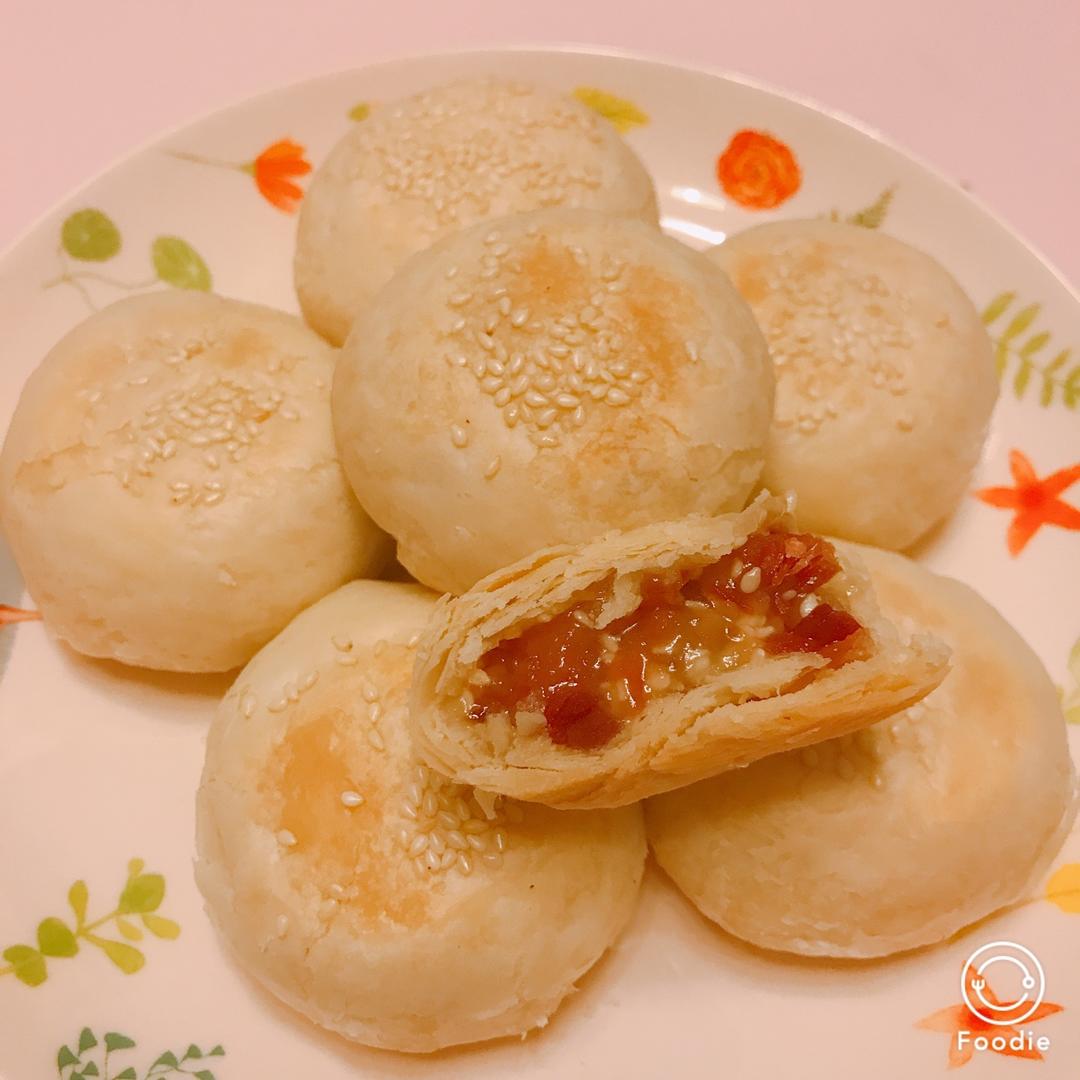 白酥皮云腿月饼