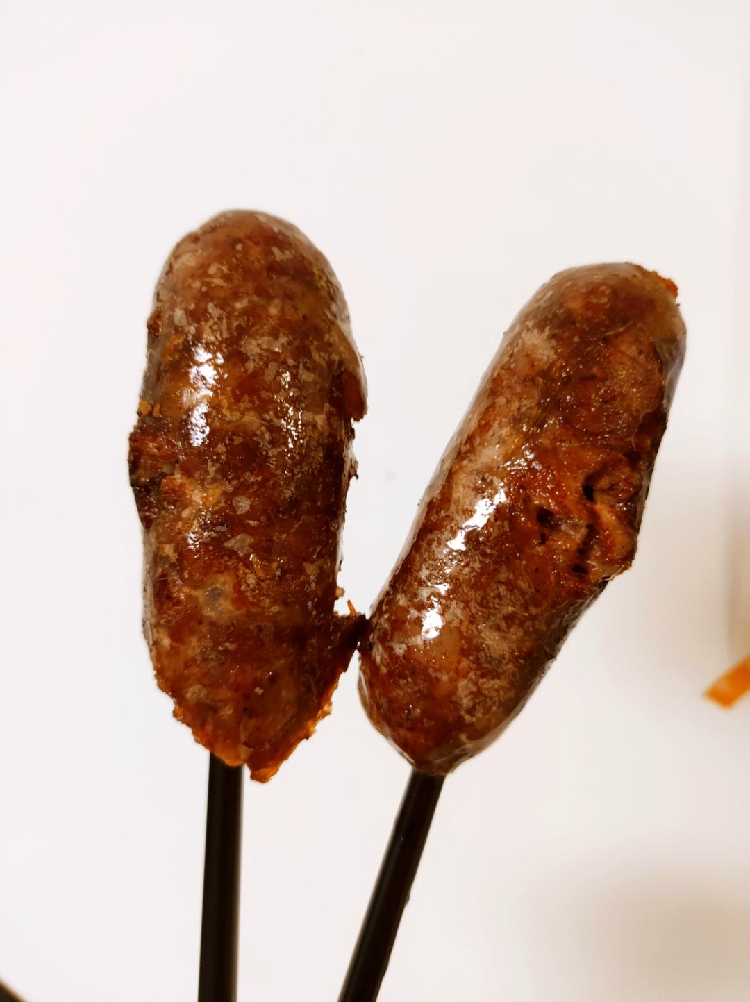 自制黑椒风味脆皮肠--多图详解手工灌肠