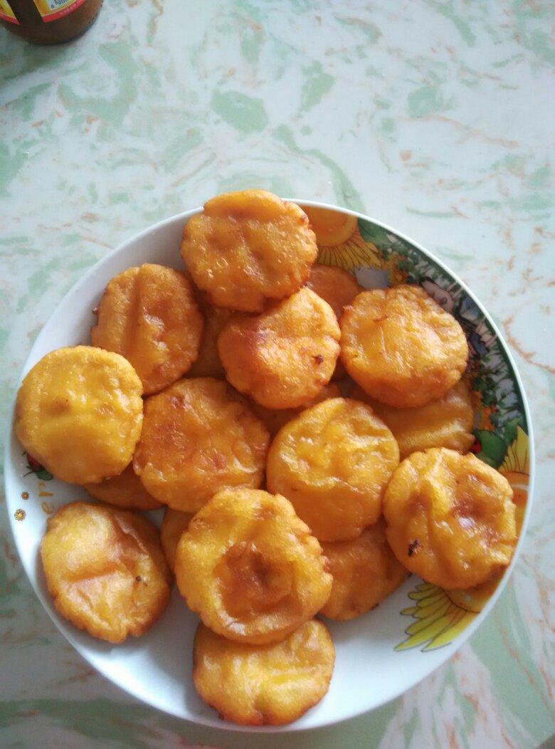 手机用户73005iv6做的香蕉红薯饼