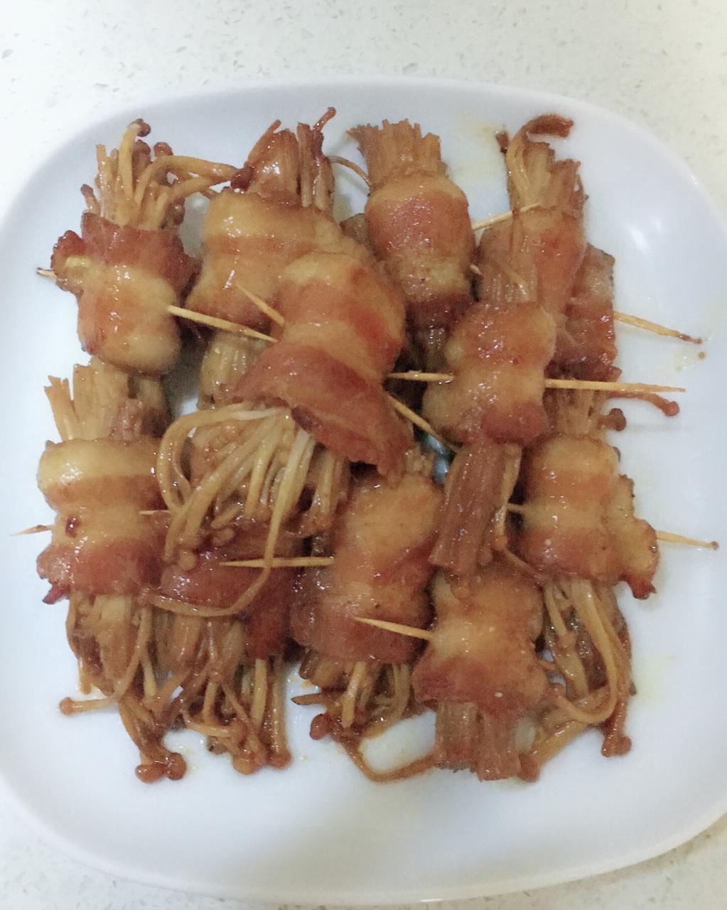 金针菇培根卷